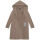 Marikoo Kailii Damen Mantel N046 Dark Taupe-Größe S - Gr. 36