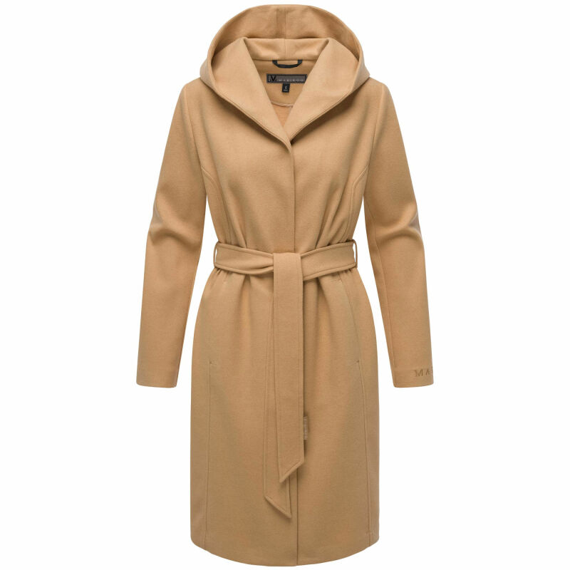 Marikoo Kailii Damen Mantel N046 Camel-Größe S - Gr. 36