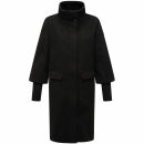 Navahoo Polarblüte Damen Übergangs Mantel N049 Schwarz-Größe 3XL - Gr. 46