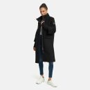 Navahoo Polarblüte Damen Übergangs Mantel N049 Schwarz-Größe 3XL - Gr. 46