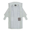 Navahoo Polarblüte Damen Übergangs Mantel N049 Ice Blue-Größe L - Gr. 40