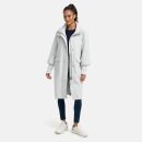 Navahoo Polarblüte Damen Übergangs Mantel N049 Ice Blue-Größe L - Gr. 40