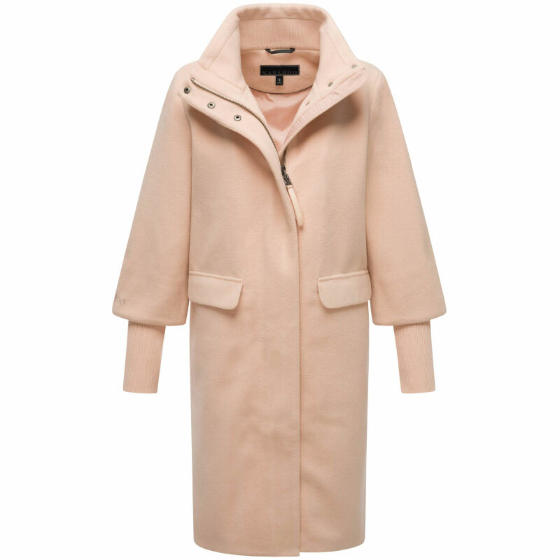 Navahoo Polarblüte Damen Übergangs Mantel N049 Light Peach-Größe M - Gr. 38
