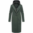 Navahoo Kekstraum Damen Winter Mantel N048 Stone Green-Größe XS - Gr. 34