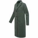 Navahoo Kekstraum Damen Winter Mantel N048 Stone Green-Größe XS - Gr. 34