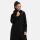 Navahoo Samtrose Damen Mantel mit Stehkragen N051 Schwarz-Größe 3XL - Gr. 46