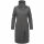 Navahoo Samtrose Damen Mantel mit Stehkragen N051 Anthrazit-Größe S - Gr. 36