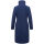 Navahoo Samtrose Damen Mantel mit Stehkragen N051 Navy-Größe XXL - Gr. 44