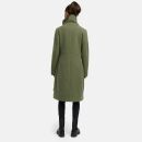 Navahoo Samtrose Damen Mantel mit Stehkragen N051 Olive Leaf-Größe XS - Gr. 34