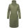 Navahoo Samtrose Damen Mantel mit Stehkragen N051 Olive Leaf-Größe XS - Gr. 34