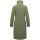 Navahoo Samtrose Damen Mantel mit Stehkragen N051 Olive Leaf-Größe XS - Gr. 34