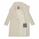 Navahoo Samtrose Damen Mantel mit Stehkragen N051 Offwhite-Größe XS - Gr. 34