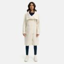 Navahoo Samtrose Damen Mantel mit Stehkragen N051 Offwhite-Größe XS - Gr. 34