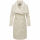 Navahoo Samtrose Damen Mantel mit Stehkragen N051 Offwhite-Größe XS - Gr. 34