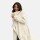 Navahoo Samtrose Damen Mantel mit Stehkragen N051 Offwhite-Größe XS - Gr. 34