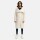 Navahoo Samtrose Damen Mantel mit Stehkragen N051 Offwhite-Größe XS - Gr. 34
