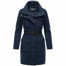 Marikoo Tanokoo Damen Winter Mantel N053 Navy-Größe S - Gr. 36