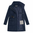 Marikoo Tanokoo Damen Winter Mantel N053 Navy-Größe S - Gr. 36