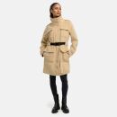 Marikoo Tanokoo Damen Winter Mantel N053 Beige-Größe XL - Gr. 42