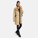Marikoo Tanokoo Damen Winter Mantel N053 Beige-Größe XXL - Gr. 44