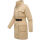 Marikoo Tanokoo Damen Winter Mantel N053 Beige-Größe XXL - Gr. 44