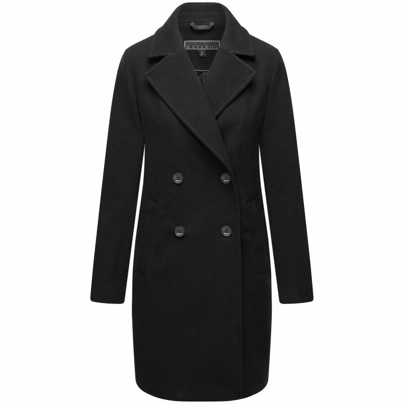 Navahoo Frostjuwel Damen Mantel N045 Schwarz-Größe XXL - Gr. 44