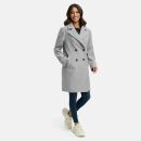 Navahoo Frostjuwel Damen Mantel N045 Grey-Größe M - Gr. 38