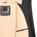 Alessandro Salvarini Herren Winter Jacke mit Teddyfell AS431 Schwarz-Größe M - Gr. M
