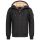 Alessandro Salvarini Herren Winter Jacke mit Teddyfell AS431 Schwarz-Größe M - Gr. M