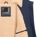 Alessandro Salvarini Herren Winter Jacke mit Teddyfell AS431 Navy-Größe L - Gr. L