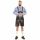 A. Salvarini Herren Trachten Lederhose AS451 Dunkelbraun-Gr. 54