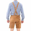 A. Salvarini Herren Trachten Lederhose AS451 Hellbraun-Gr. 54