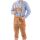 A. Salvarini Herren Trachten Lederhose Kniebundlederhose AS450 Hellbraun-Gr. 52