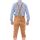 A. Salvarini Herren Trachten Lederhose Kniebundlederhose AS450 Hellbraun-Gr. 54