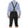 A. Salvarini Herren Trachten Lederhose Kniebundlederhose AS452 Schwarz-Gr. 58