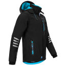 Arctic Seven Herren Softshelljacke O301 Schwarz-Blau Größe M - Gr. M