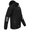 Arctic Seven Herren Softshelljacke O-301 Schwarz-Orange Größe XXXXL - Gr. 4XL