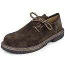 A. Salvarini Herren Trachtenschuhe AS453 Dunkelbraun-Größe 45 - Gr.45