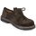 A. Salvarini Herren Trachtenschuhe AS453 Dunkelbraun-Größe 45 - Gr.45