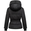 Marikoo Aleyna Damen Winterjacke N055 Schwarz Größe XL - Gr. 42