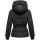 Marikoo Aleyna Damen Winterjacke N055 Schwarz Größe XL - Gr. 42