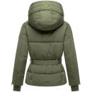 Marikoo Aleyna Damen Winterjacke N055 OliveLeaf Größe M - Gr. 38