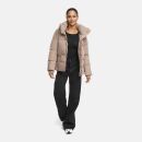 Marikoo Aleyna Damen Winterjacke N055 Taupe Grey Größe XL - Gr. 42