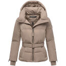 Marikoo Aleyna Damen Winterjacke N055 Taupe Grey Größe XL - Gr. 42