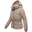 Marikoo Aleyna Damen Winterjacke N055 Taupe Grey Größe XL - Gr. 42