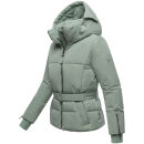 Marikoo Aleyna Damen Winterjacke N055 Smokey Mint Größe S - Gr. 36