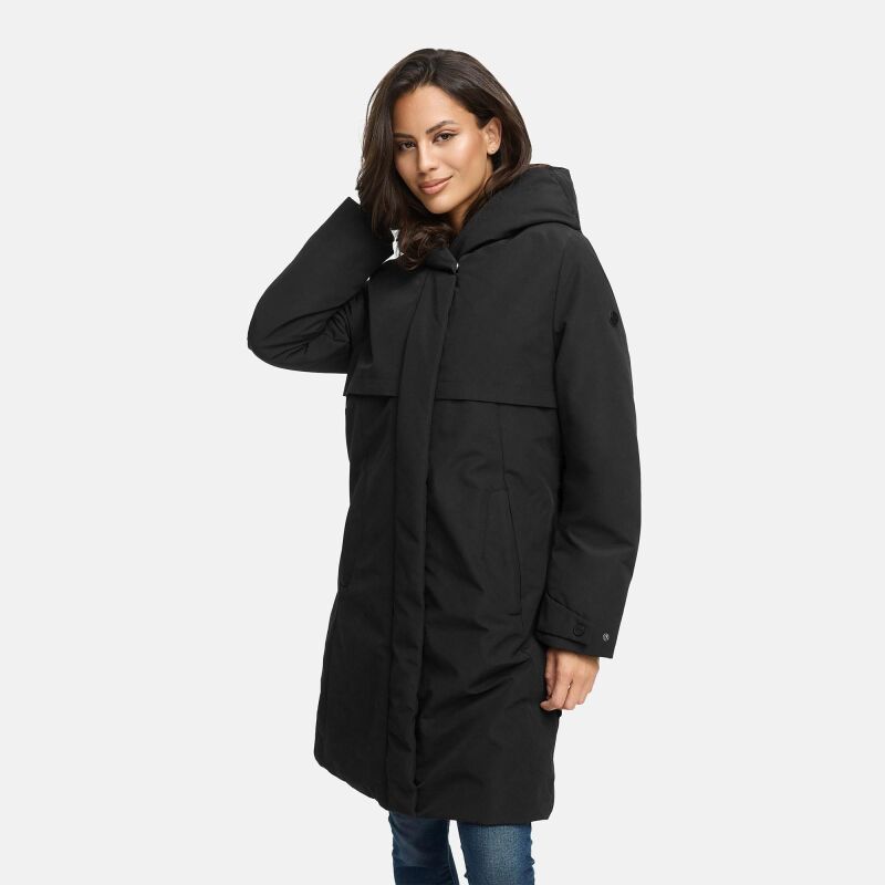 Navahoo Domingaa Damen Winter Parka N059 Schwarz Größe XS - Gr. 34