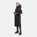 Navahoo Eisblick Damen Winter Steppmantel N060 Schwarz-Größe S - Gr. 36