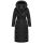 Navahoo Eisblick Damen Winter Steppmantel N060 Schwarz-Größe S - Gr. 36
