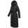 Navahoo Eisblick Damen Winter Steppmantel N060 Schwarz-Größe S - Gr. 36